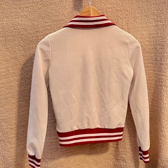 TNA Red & White Varsity Retro Jacket XXS - Picture 9 of 10